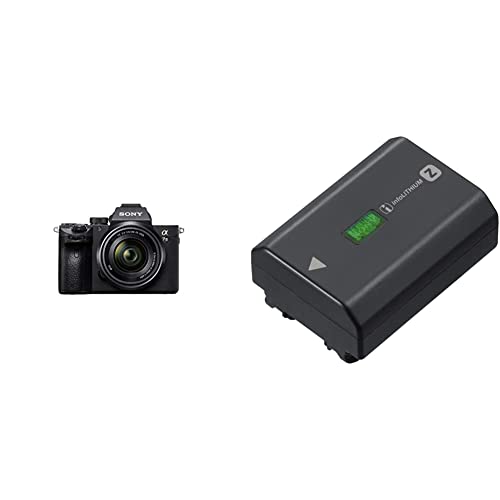 Sony Alpha 7 III | Spiegellose Vollformat-Kamera mit Sony 28-70 mm f/3.5-5.6 Zoom-Objektiv (Schneller 0,02s AF) &amp; NP-FZ100 Akku (InfoLITHIUM-Akku Z-Serie, 7,2V/16,4Wh (2280 mAh)) schwarz