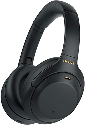 Sony WH-1000XM4 kabellose Bluetooth Noise Cancelling Kopfhörer (Schwarz)