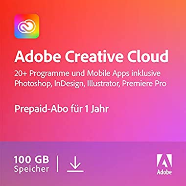 Adobe Creative Cloud All Apps (Aktivierungscode per Email, Standard)