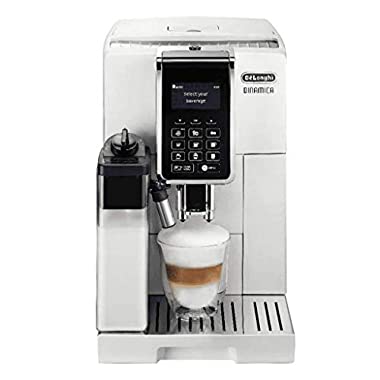 Delonghi ECAM 353.75.W Dinamica Kaffeevollautomat weiß 1450 Watt 1,8L Tank