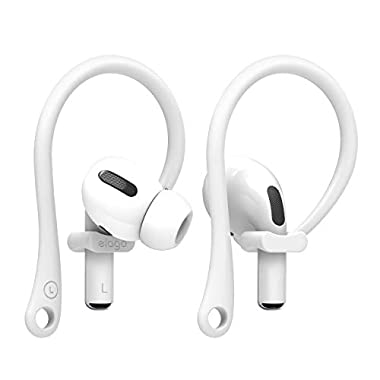 elago EarHooks Ohrhalter Kompatibel mit Apple AirPods Pro - Perfekt für Sport und Aktivitäten, Langlebiger Komfort (Weiß)