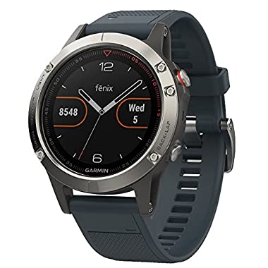 Garmin fēnix 5 GPS-Multisport-Smartwatch - Herzfrequenzmessung am Handgelenk, Sport- & Navigationsfunktionen (Blau)