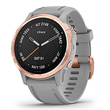 Garmin Fenix 6S Sapphire Multisport GPS Smartwatch Grey/Rose Gold 2020 Pulsmessgerät