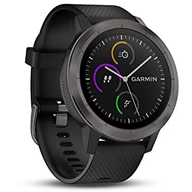 Garmin vívoactive 3 GPS-Fitness-Smartwatch - vorinstallierte Sport-Apps, kontaktloses Bezahlen mit Garmin Pay, Gunmetal