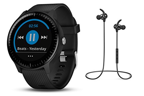 Garmin vívoactive 3 Music GPS-Fitness-Smartwatch – Music-Player für bis zu 500 Songs - inkl. Bluetooth Headset