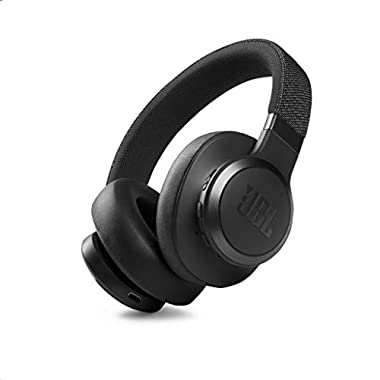 JBL Live 660NC kabelloser Over-Ear Bluetooth-Kopfhörer in Schwarz - Mit Noise-Cancelling und Sprachassistent - Für bis zu 50 Stunden Musikgenuss