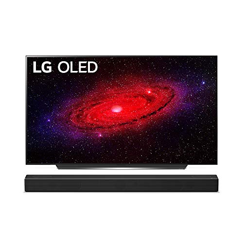 LG OLED55CX9LA 139 cm (55 Zoll) OLED Fernseher (4K, Dual Triple Tuner (DVB-T2/T,-C,-S2/S), Dolby Vision, Dolby Atmos, Cinema HDR, 100 Hz, Smart TV) [Modelljahr 2020] + Soundbar [Modelljahr 2020]