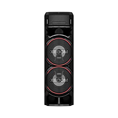 LG XBOOM ON9 Party-Lautsprecher, Onebody-Soundsystem (Bluetooth, DJ- und Karaoke-Funktion), schwarz [Modelljahr 2020]
