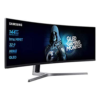 Samsung C49HG90DMU 124,20 cm (Curved Gaming Monitor (3840 x 1080 Pixel, Ultra Wide 32:9 Format, 144hz, 1ms) mattschwarz) (1080p, 144 Hz)