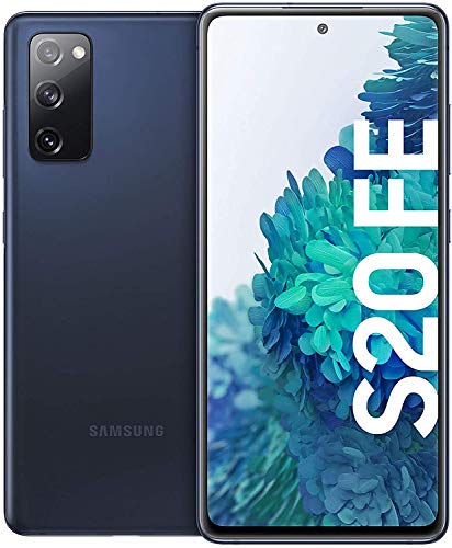 Samsung Galaxy S20 FE, Android Smartphone ohne Vertrag, 6,5 Zoll Super AMOLED Display, 4.500 mAh Akku, 256 GB/ 8 GB RAM, Handy in Dunkelblau inkl. 36 Monate Herstellergarantie [Exklusiv bei Amazon]