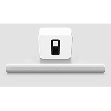 Sonos Arc Set | Soundbar + Sub, weiß - Elegante Premium Soundbar für mitreißenden Kino Sound - Mit Dolby Atmos, Apple AirPlay2, Sprachsteuerung - inkl. Sonos Sub
